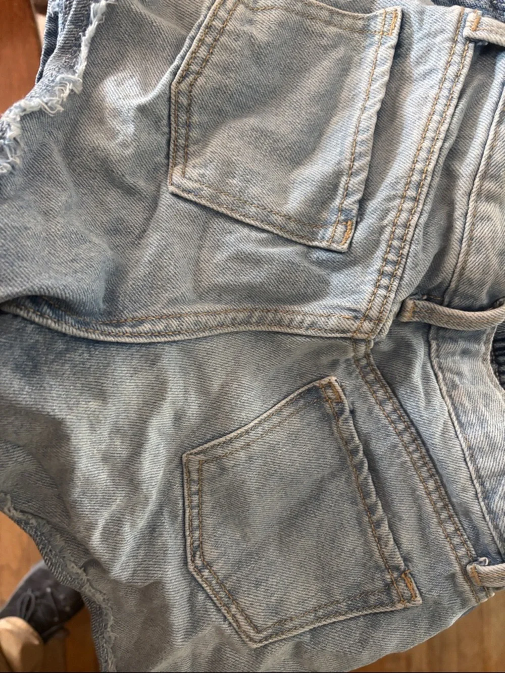 NWOT Old Navy Light Blue and Dark Blue Denim Shorts Duo